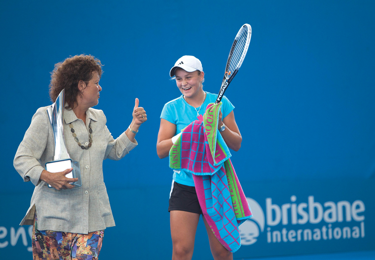 Evonne and Ashleigh Barty. Picture: supplied.