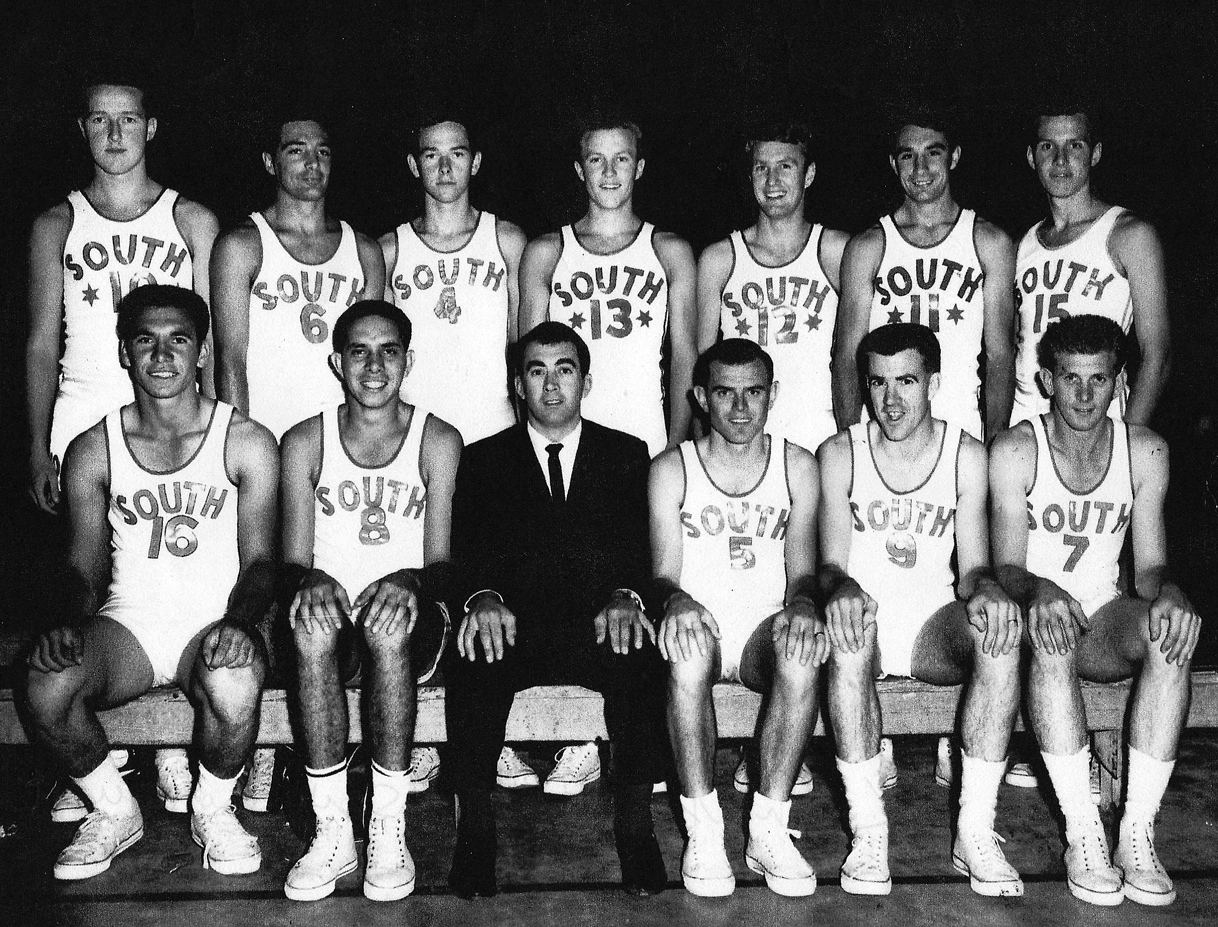 The South Adelaide Panthers' 1965 team, with Michael Ah Matt sitting front row, second from left. Picture: supplied