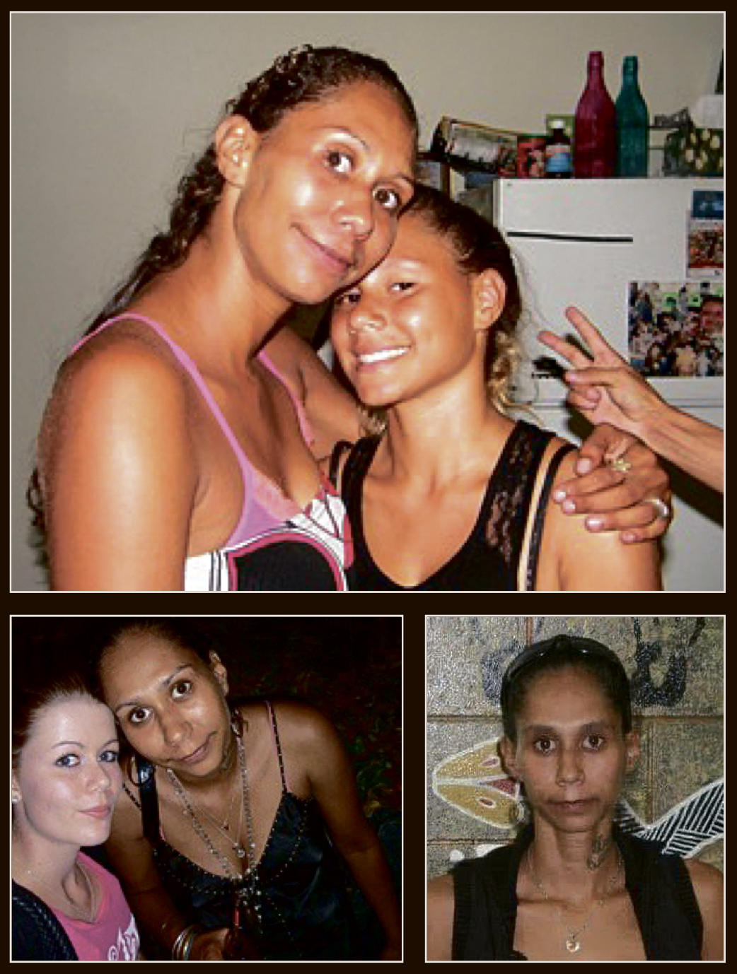Monique Clubb with friends.