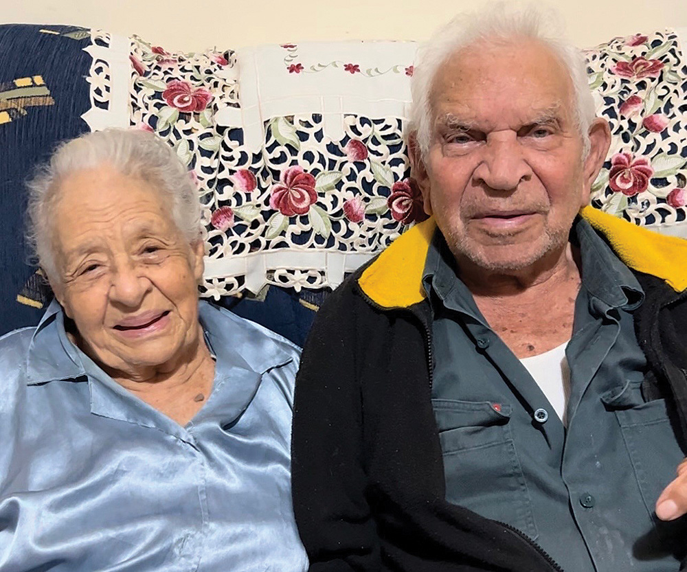 Esther and Harry Grogan, who are celebrating their 70th wedding anniversary